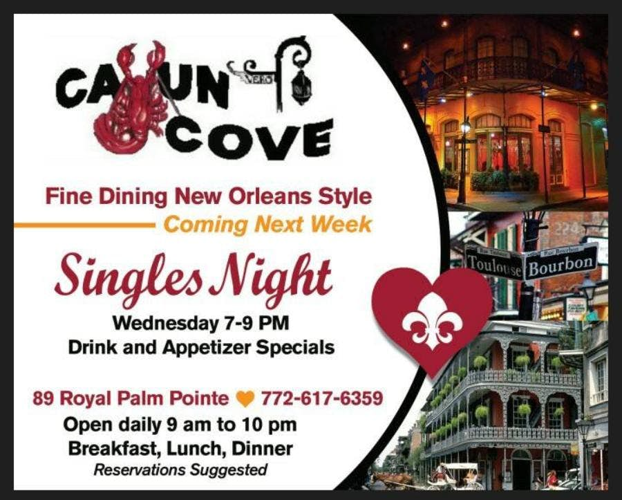 Singles Night Every Wednesday